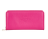 Loewe Logo Embossed Continental Wallet, &pound;130, Accessories, Pink, Leather, Front view